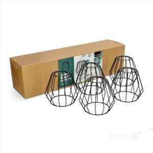 Abat-jour pour CRETE LS D1 noir 5 pcs Kobi Design