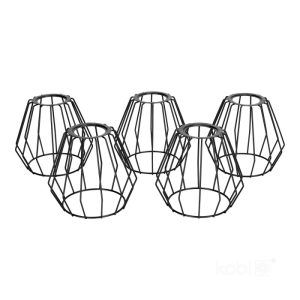 Abat-jour pour CRETE LS D1 noir 5 pcs Kobi Design