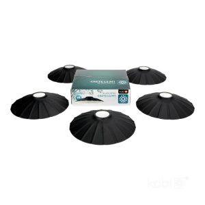 Abat-jour pour CRETE LS M1 noir 5 pièces Kobi Design