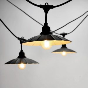 Abat-jour pour CRETE LS M1 noir 5 pièces Kobi Design