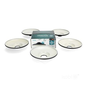Abat-jour pour CRETE LS M2 noir, 5 pièces, Kobi Design