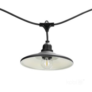 Abat-jour pour CRETE LS M2 noir, 5 pièces, Kobi Design