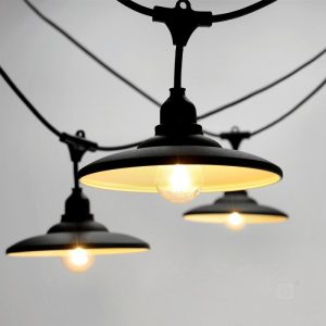 Abat-jour pour CRETE LS M2 noir, 5 pièces, Kobi Design