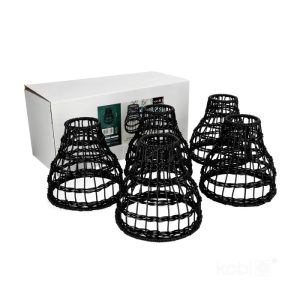 Abat-jour pour CRETE LS R2 noir 5 pcs Kobi Design