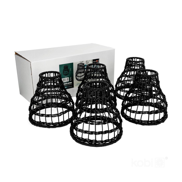 Abat-jour pour CRETE LS R2 noir 5 pcs Kobi Design