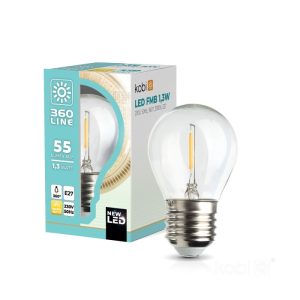 Ampoule à filament LED FMB 1,3W E27 3000K Kobi 360 Line