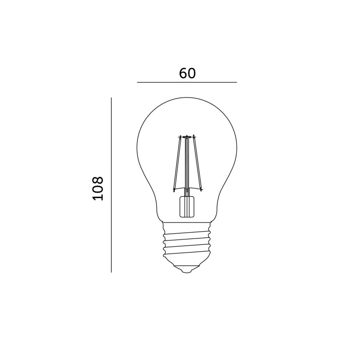 Ampoule de croissance LED PLANTY FGS 8W E27 1200K Kobi Design