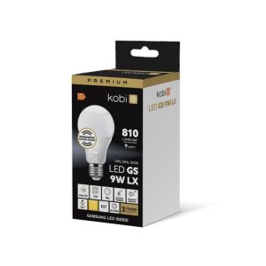 Ampoule LED avec détecteur de mouvement GS 9W E27 3000K LX Kobi Premium