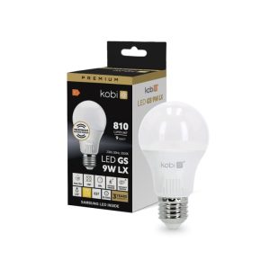 Ampoule LED avec détecteur de mouvement GS 9W E27 3000K LX Kobi Premium