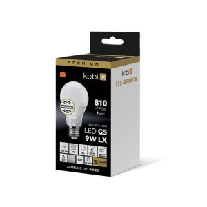 Ampoule LED avec détecteur de mouvement GS 9W E27 4000K LX Kobi Premium
