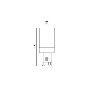 Ampoule LED G9 3W 4000K Kobi