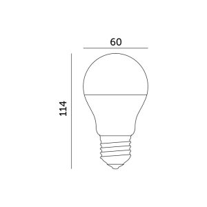 Ampoule LED GS 10,5W E27 3000K LED2B