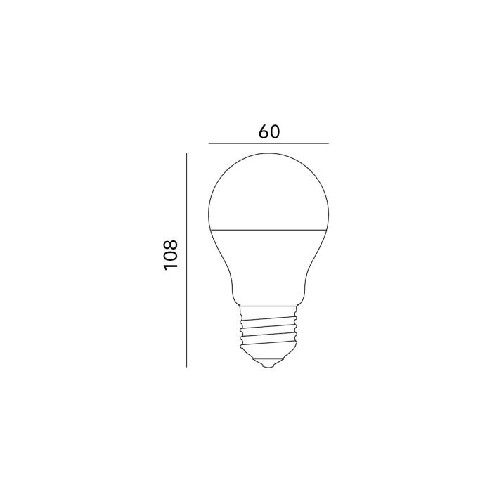 Ampoule LED GS 10W E27 6000K LED2B