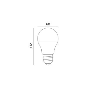 Ampoule LED GS 11W E27 3000K LED2B