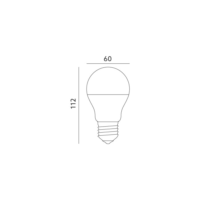 Ampoule LED GS 12W E27 6000K LED2B