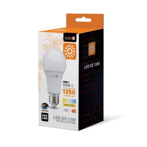 Ampoule LED GS 13W E27 3000K Kobi