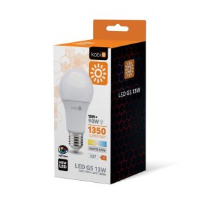 Ampoule LED GS 13W E27 4000K Kobi