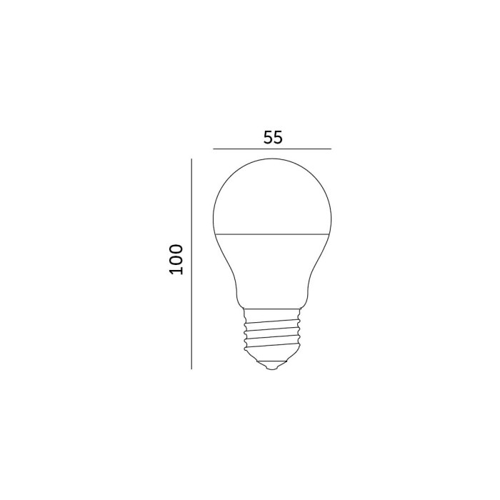 Ampoule LED GS 7W E27 4000K LED2B