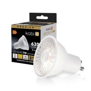 Ampoule LED GU10 7W 3000K Kobi Premium