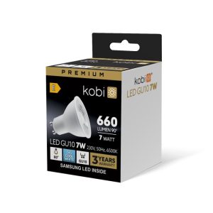 Ampoule LED GU10 7W 6500K Kobi Premium