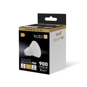 Ampoule LED GU10 9W 3000K Kobi Premium