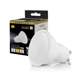Ampoule LED GU10 9W 3000K Kobi Premium