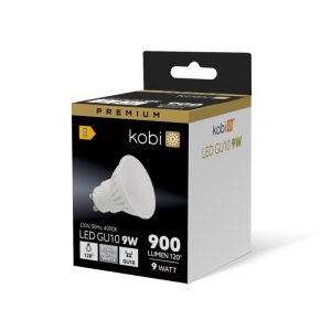 Ampoule LED GU10 9W 4000K Kobi Premium