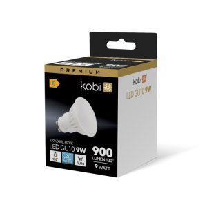 Ampoule LED GU10 9W 6000K Kobi Premium