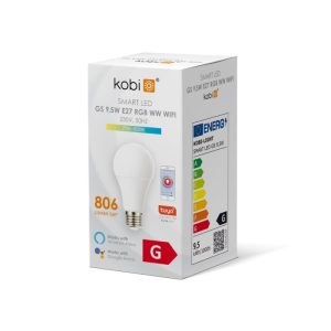 Ampoule LED intelligente GS 9,5W E27 RGB WW WIFI Kobi