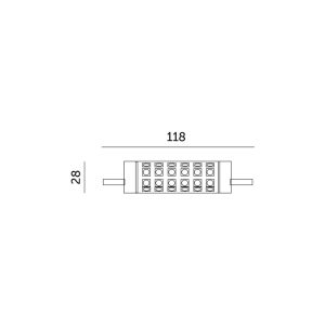Ampoule LED J118 15W R7S 4000K Kobi