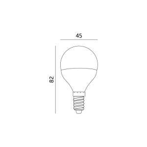 Ampoule LED MB 4,5W E14 6000K Kobi