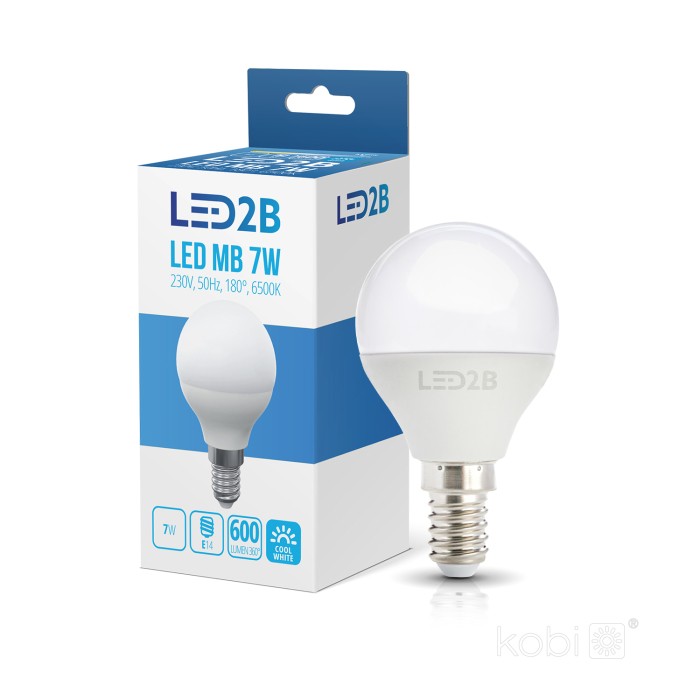 Ampoule LED MB 7W E14 6000K LED2B