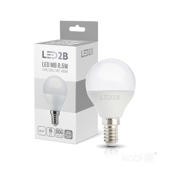 Ampoule LED MB 8,5W E14 4000K LED2B
