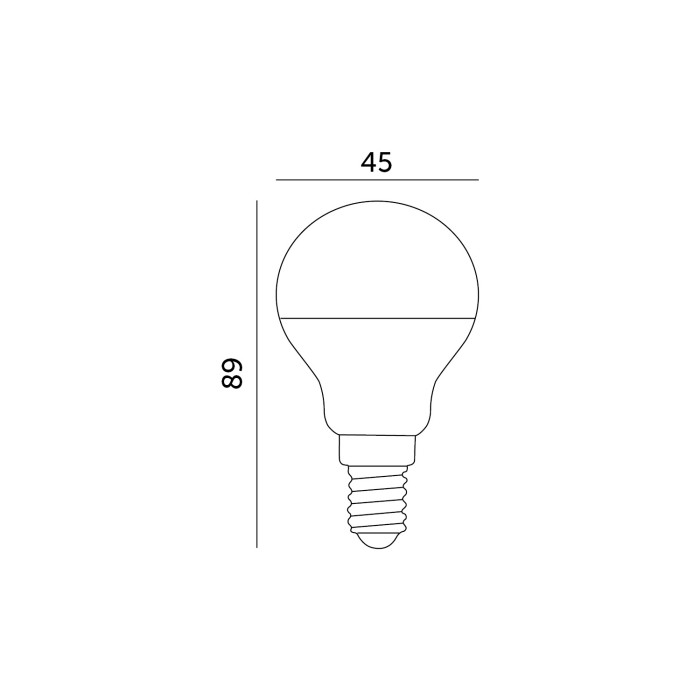 Ampoule LED MB 8,5W E14 6500K LED2B