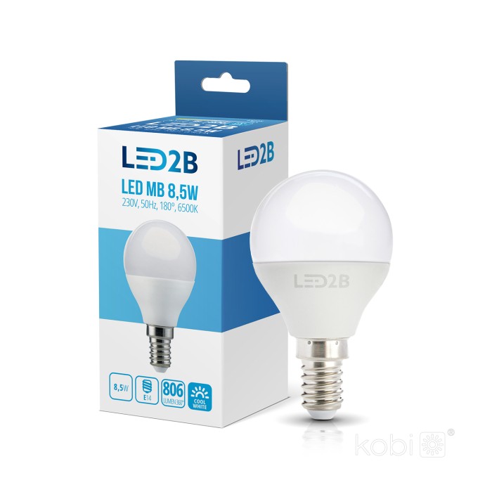 Ampoule LED MB 8,5W E14 6500K LED2B
