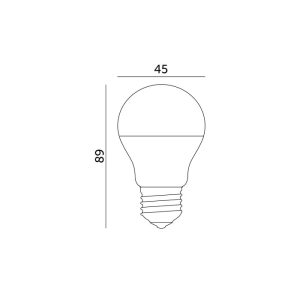 Ampoule LED MB 8,5W E27 3000K LED2B