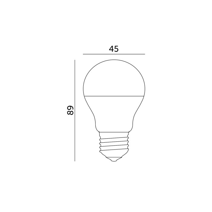 Ampoule LED MB 8,5W E27 4000K LED2B