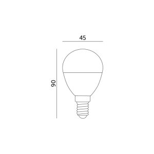 Ampoule LED MB 9W E14 3000K Kobi Premium