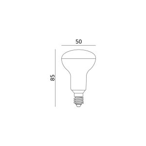 Ampoule LED R50 5W E14 3000K Kobi