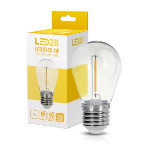 Ampoule LED ST45 1W E27 2700K LED2B