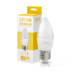 Ampoule LED SW 8,5W E27 3000K LED2B
