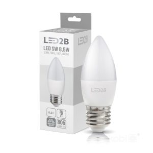 Ampoule LED SW 8,5W E27 4000K LED2B