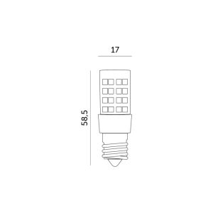 Ampoule LED T 4,2W E14 4000K Kobi