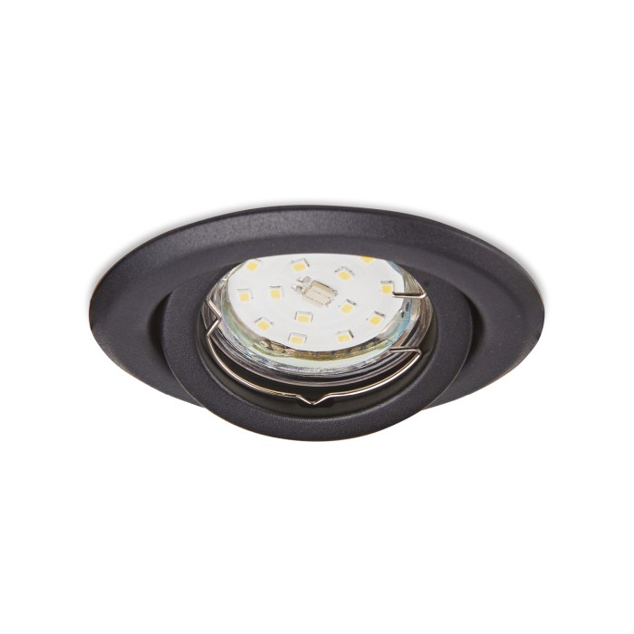 Anneau de downlight OH15 noir mat Kobi