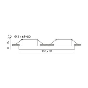 Anneau de downlight OH227 clair Kobi