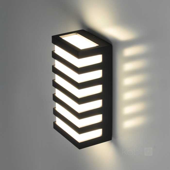 Applique murale de jardin LED ENTERA P 10W 4000K IP54 Kobi
