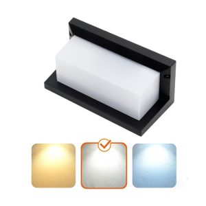 Applique murale de jardin LED LENTERO 12W 4000K LX IP54 noir LED2B