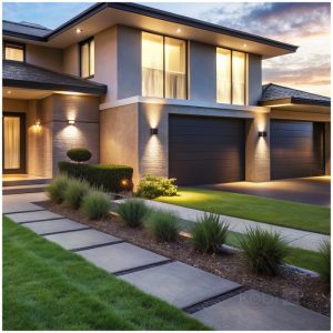 Applique murale de jardin LED QUERK 2x3W 3000K IP54 noire LED2B