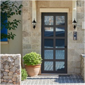 Applique murale de jardin LO4101 1xE27 IP54 noir Kobi