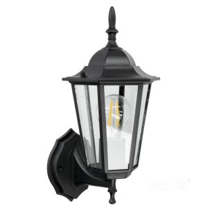 Applique murale de jardin LO4101 1xE27 IP54 noir Kobi